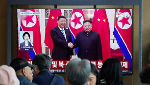 Xi Jinpingas ir Kim Jong Unas /  / AP