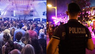 Festivalis &bdquo;Ant Bangos&ldquo;, policijos pareigūnas
