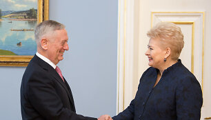 Jamesas Mattisas ir Dalia Grybauskaitė