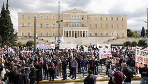 Protestai Graikijoje