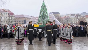 Vilniuje vyko Lietuvos vėliavos dienos minėjimas.