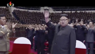 Kim Jong Unas popmuzikos koncerte