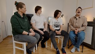Laidos „Ateities milijonieriai“ akimirka