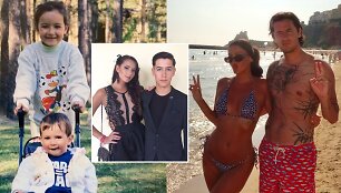 Karolina Meschino su broliu Antonio