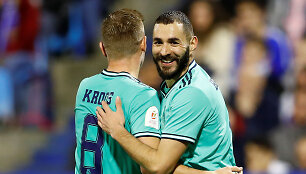 Karimas Benzema ir Toni Kroosas