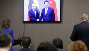 Vladimiras Putinas ir Xi Jinpingas įjungė naująjį dujotiekį i&scaron; Sibiro į Kiniją