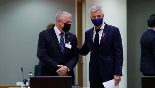 Arvydas Anu&scaron;auskas ir Artis Pabriks
