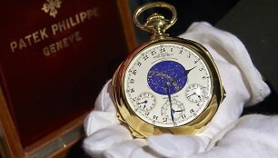 Auksinis &bdquo;Patek Philippe&ldquo; laikrodis