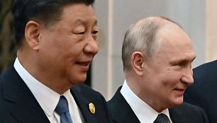 Xi Jinpingas ir Vladimiras Putinas