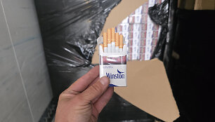 Karmėlavoje MKT pareigūnai sulaikė didžiulę cigarečių siunta