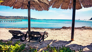 Plage de Santa Giulia, Korsika, Prancūzija
