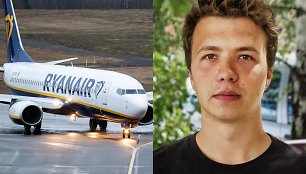 „Ryanair“ lėktuvas, Romanas Protasevičius (Ž.Gedvilos, S.Cichanouskajos štabo nuotr. 15min koliažas)