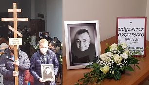 Klaipėdoje į paskutinę kelionę išlydėtas Eugenijus Ostapenko: laidotuvėse – šeimos nariai ir bičiuliai