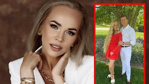 Ieva Voveris su vyru Andriumi
