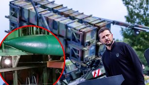 Volodymyras Zelenskis, priešraketinė sistema „Patriot“ ir raketa „Sapsan“