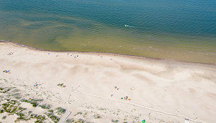 Baigti Klaipėdos paplūdimio pildymo smėliu darbai