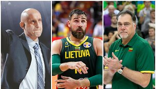 Žydrūnas Ilgauskas, Jonas Valančiūnas, Arvydas Sabonis