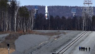 Raketa Sojuz 2.1a i&scaron; naujojo Vostočny kosmodromo trečiadienį nepakilo