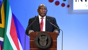 Pietų Afrikos Respublikos prezidentas Cyrilas Ramaphosa
