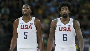 Kevinas Durantas ir DeAndre Jordanas