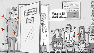 Hertos Burbės karikatūra