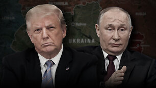 Donaldas Trumpas ir Vladimiras Putinas