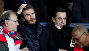 Davidas Beckhamas ir Gary Neville'as