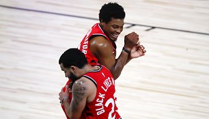 Fredas VanVleetas ir Kyle'as Lowry