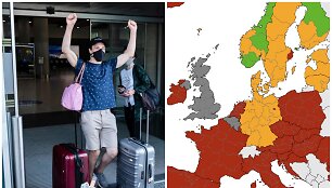 Lietuvą įjungia &bdquo;&scaron;viesoforinį&ldquo; kitų &scaron;alių vertinimą: gyvenimas palengvės ir turistams