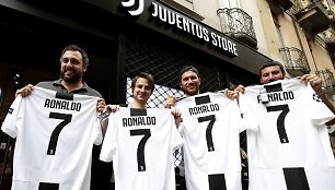 Turine jau pasklido Cristiano Ronaldo manija
