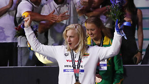 Rūta Meilutytė i&scaron;kovojo auksą pasaulio čempionate.