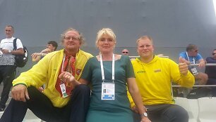 Vaclovas Kidykas, Valentina Fediu&scaron;čina ir Andrius Gudžius