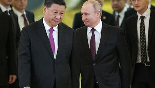 Xi Jinpingas ir Vladimiras Putinas