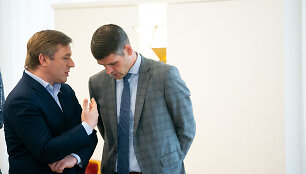 Ramūnas Karbauskis ir Remigijus Žemaitaitis