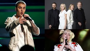 Justinas Bieberis, ABBA, Billie Eilish