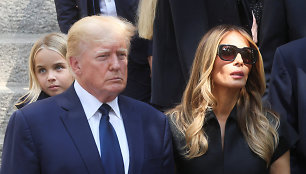 Donaldas Trumpas ir Melania Trump