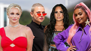 Britney Spears, Justė Arlauskaitė-Jazzu, Demi Lovato, Karolina Meschino