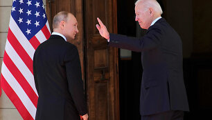 Joe Bideno ir Vladimiro Putino susitikimas Ženevoje