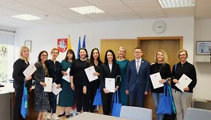  Arūnas Dulkys susitiko su emocinę paramą ukrainiečiams teikusiais savanoriais
