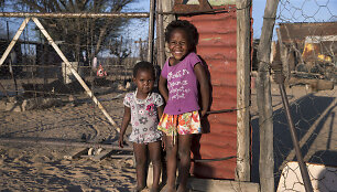 31 metų Livey Van Wyk i&scaron; Namibijos yra remiama UNICEF nuo tada, kai buvo ŽIV virusu užsikrėtusi paauglė mama