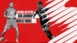 &bdquo;Sūduvos&ldquo; naujokai Igoris Jovanovičius ir Nicolas Taravelis