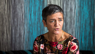 Eurokomisarė Margrethe Vestager