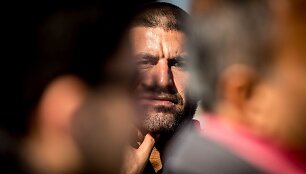 Migrantai kerta Vengrijos &ndash; Austrijos sieną
