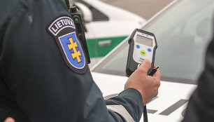 Policijos reidas Kauno Europos pr.