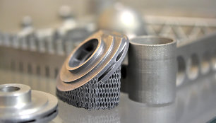 3D spausdintuvu sukurtos metalinės detalės