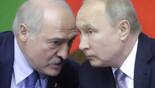 Aliaksandras Luka&scaron;enka ir Vladimiras Putinas