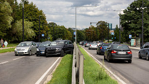 Avarija netoli Narbuto ir Sėlių gatvių sankryžos