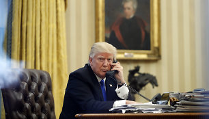 D.Trumpas telefonu kalbasi su Australijos premjeru M.Turnbullu.