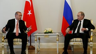 Vladimiro Putino ir Recepo Tayyipo Erdogano susitikimas