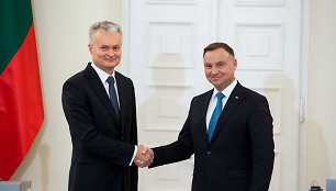 Gitanas Nausėda ir Andrzejus Duda